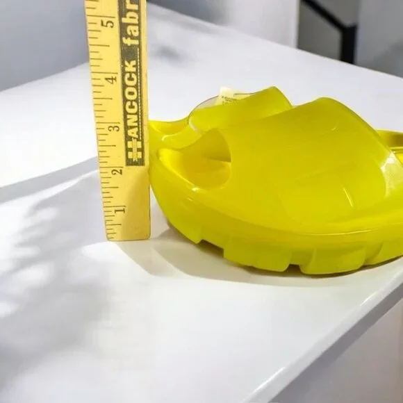 NWT UGG Jella Clear Slide Sandals Yellow Size 10 - Picture 4 of 14